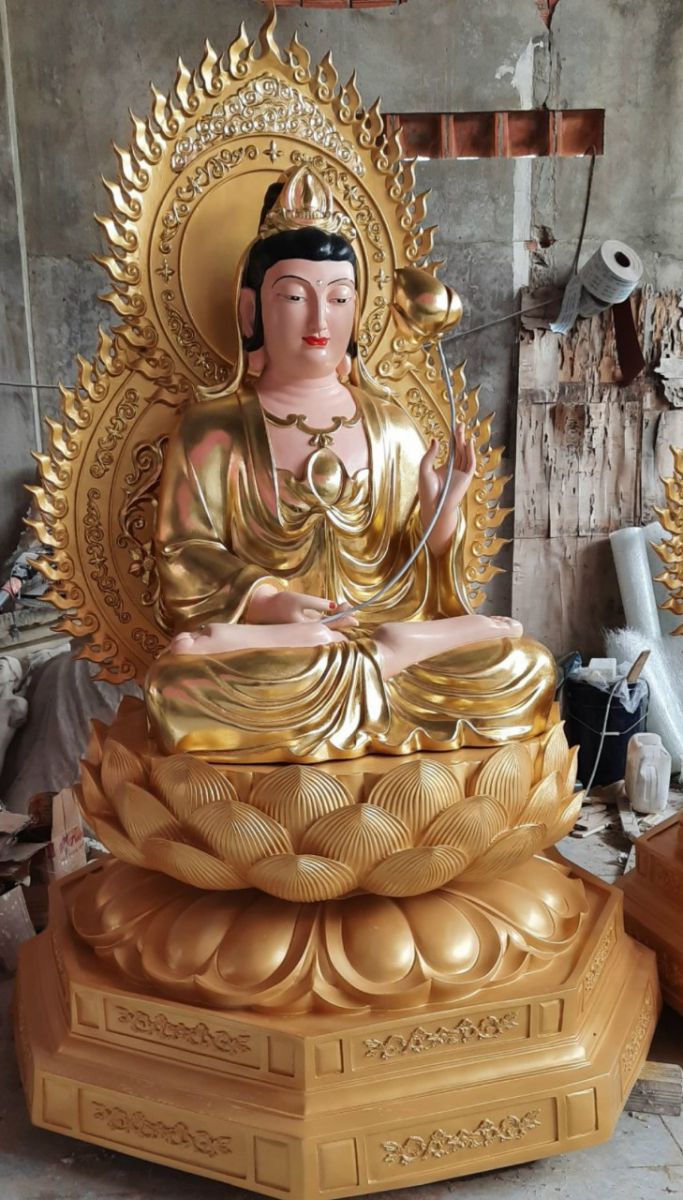 tượng Tam Thế Phật ngồi đẹp