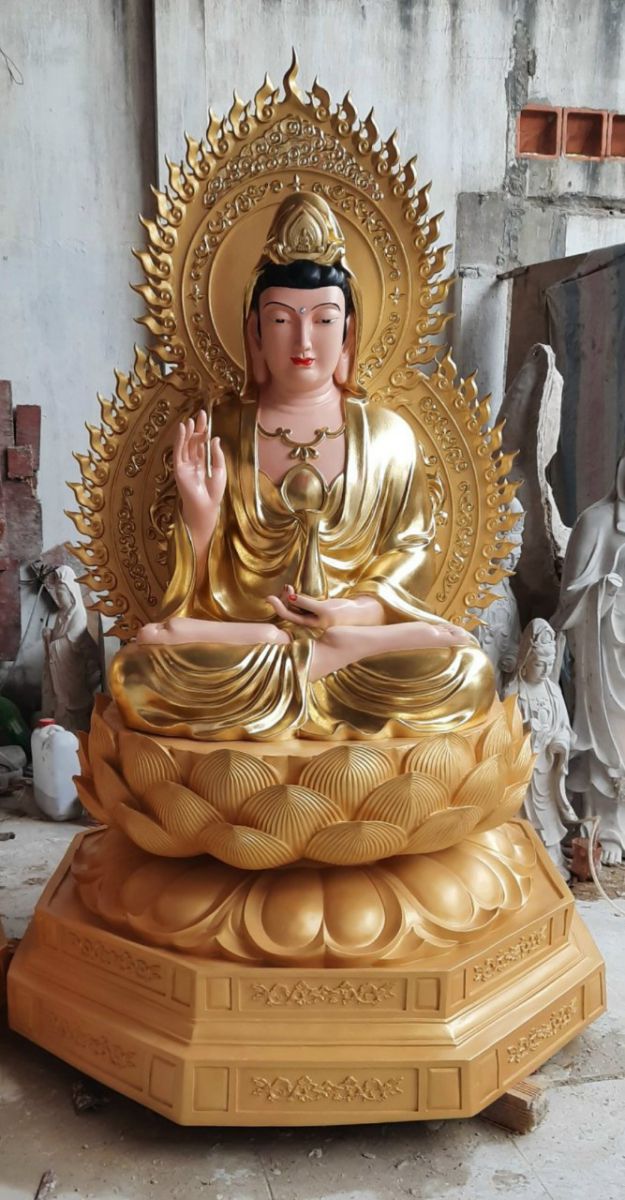 tượng Tam Thế Phật ngồi