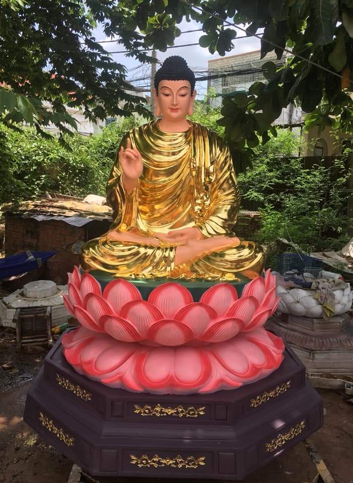 Tượng Phật thích ca bằng chất liệu composite 05