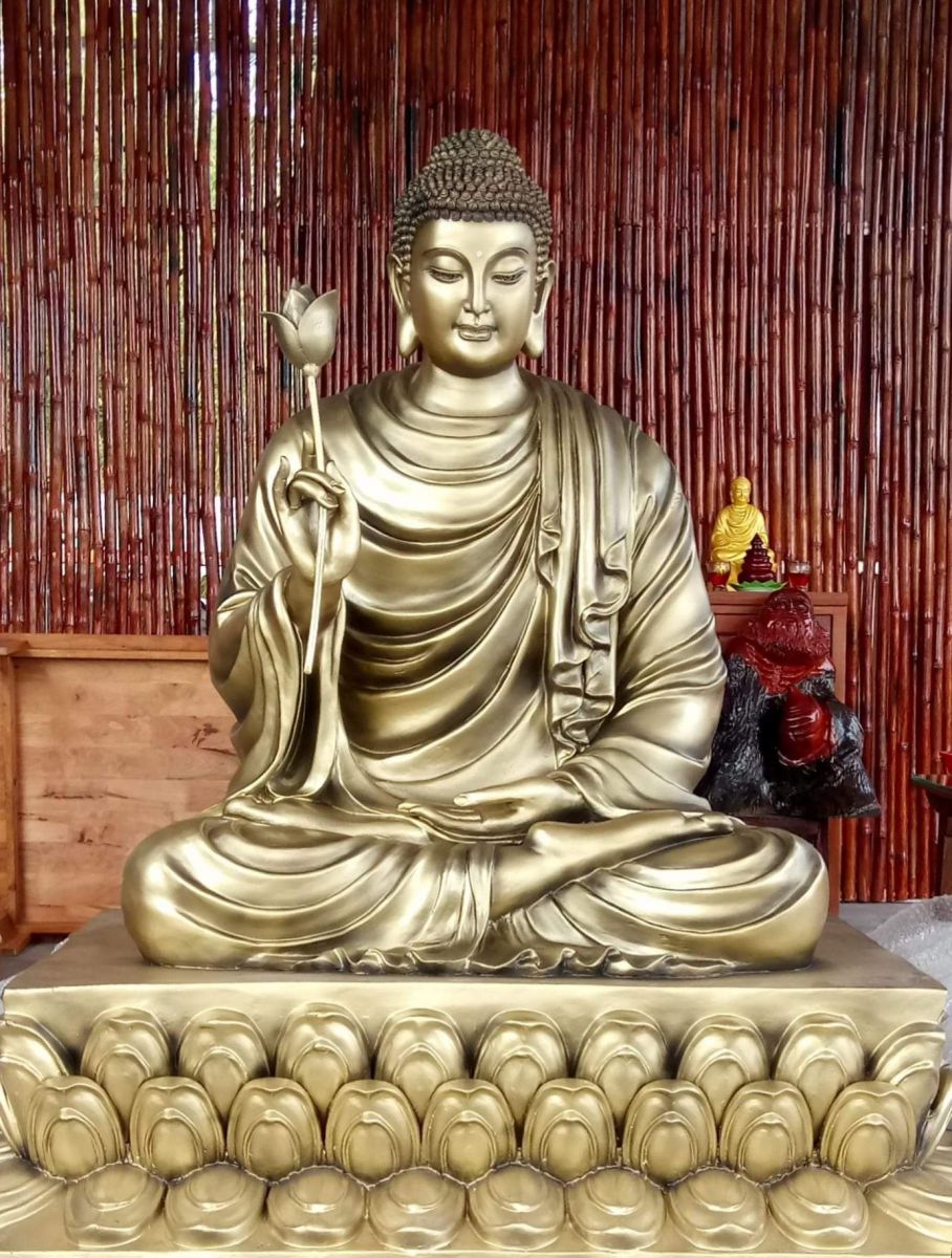 Tượng Phật thích ca chất liệu composite 09