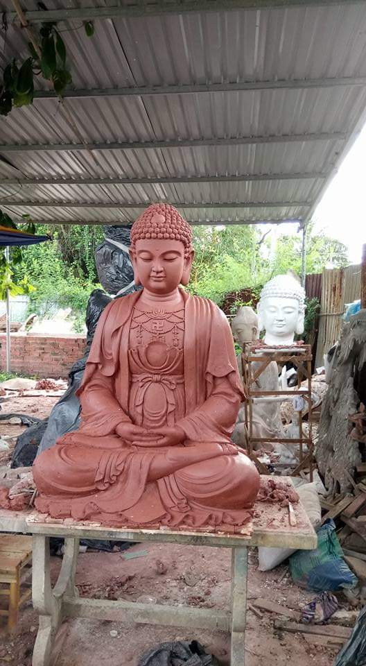 Tượng Phật thích ca bằng chất liệu composite 04