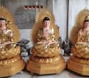 Tôn tạo tượng Tam Thế Phật ngồi đẹp | Thần thái sống động