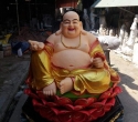 Tượng Phật Di Lặc Bằng Xi Măng Chế Tác Chuyên Nghiệp Và Bắt Mắt