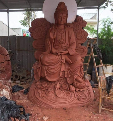 Điển Thảo Chuyên Thi Công Tôn Tạo Tượng Quan Âm Tự Tại Composite