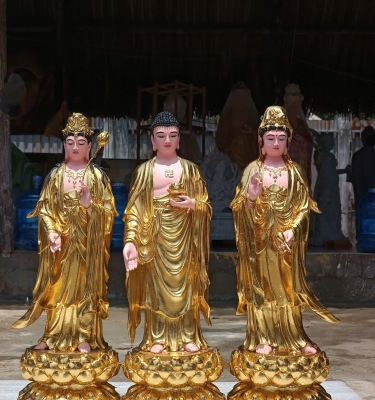 Bộ Tượng Tam Thánh Cao 70cm