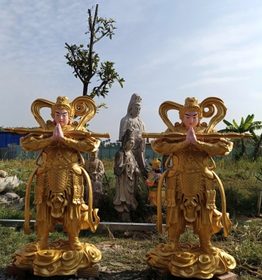 Bộ Tượng Tiêu Diện Hộ Pháp Cao 1,4 Mét