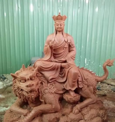 Tượng địa tạng ngồi đế thính