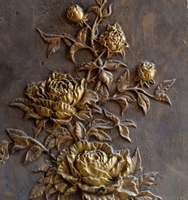 Phù điêu hoa trang trí