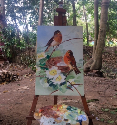 chép tranh theo yêu cầu