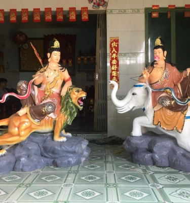 Tượng văn thù - phổ hiền