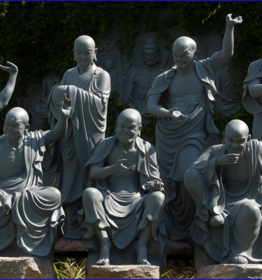 Thi công tượng 18 vị la hán chất lượng cao - Dịch vụ chuyên nghiệp