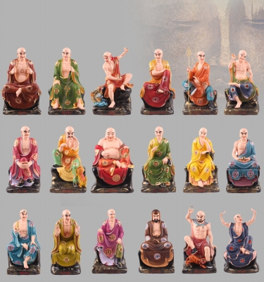 Tượng 18 vị La Hán Composite: Sự hòa quyện giữa nghệ thuật và tâm linh