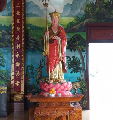 Tượng Địa Tạng Vương Bồ Tát Cao 3,5 Mét