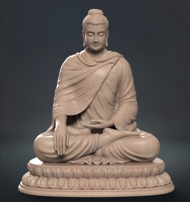 Mang lại vẻ đẹp thanh tịnh với tượng Phật Bổn Sư ngồi