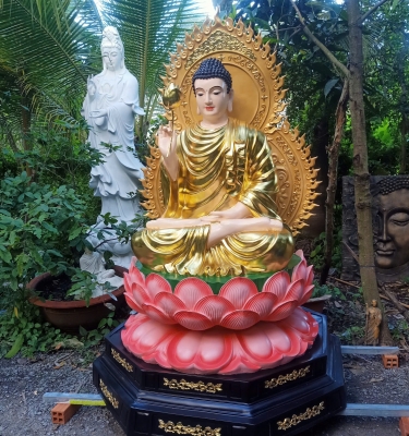 Tượng Phật Bổn Sư Ngồi Cao 2,2 Mét