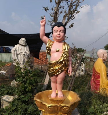 Tượng Phật Đản Sanh Cao 1,1 Mét