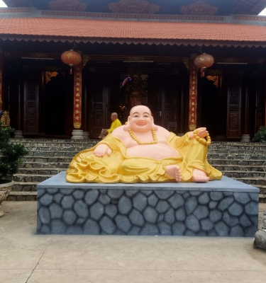 Tượng Phật Di Lặc Cao 1 Mét Ngang 2 Mét