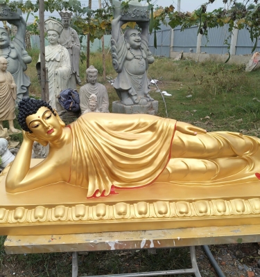 Tượng Phật Nằm Dài 60cm