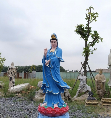 Tượng Phật Quan Âm Cầm Bình Cam Lộ Cao 1,6 Mét