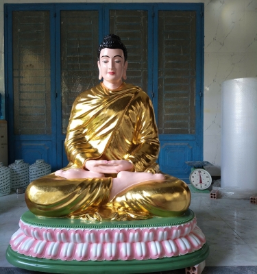Tượng Phật Thích Ca Ngồi Cao 1 Mét