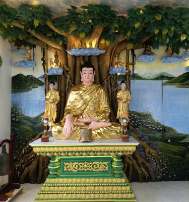 Tượng Thích Ca Ngồi Cao 1,4 Mét