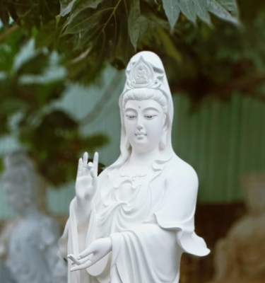 Tượng Quan Âm Trắng 1,6 Mét