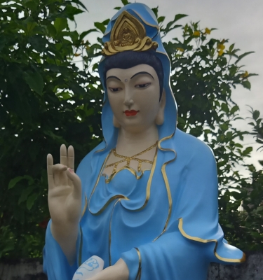 Tượng Quan Âm Cao 2 Mét Y Xanh