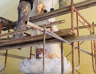 Đơn vị nào chuyên thi công đắp y tượng phật uy tín nhất?