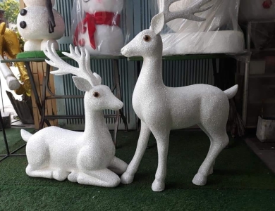 Mút xốp trang trí Noel bắt mắt tại Điêu Khắc Điển Thảo