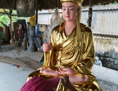 Dịch vụ phục hồi tượng Phật phai màu, bong tróc sơn uy tín nhất