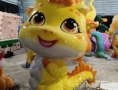 Sản xuất tượng linh vật composite tinh xảo, giá tốt