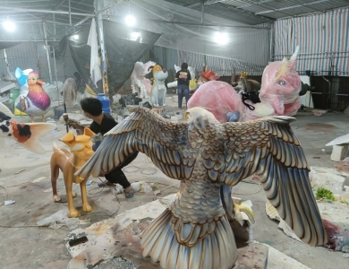 Thi công tượng trang trí đẹp, giá cả hợp lý tại Điêu Khắc Điển Thảo