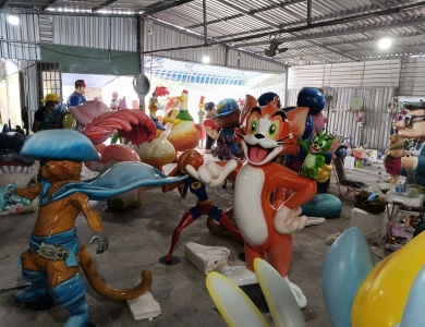 Cơ sở thi công tượng trang trí ngoài trời chuyên nghiệp