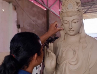 Đơn vị thi công tượng Phật uy tín - Tạo nên tác phẩm tâm linh độc đáo