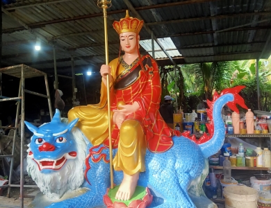 Mua ngay tượng Địa Tạng Vương Bồ Tát cưỡi Đề Thính với giá tốt