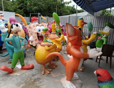 Tượng mô hình trang trí sáng tạo, độc đáo