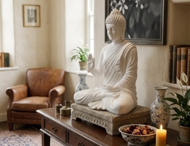 Kinh nghiệm chọn tượng Phật phù hợp với không gian