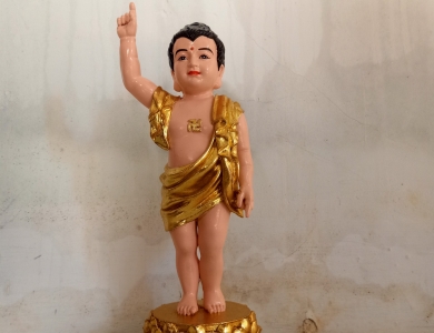 Đặc điểm tạo hình chuẩn của tượng Đức Phật Đản Sanh