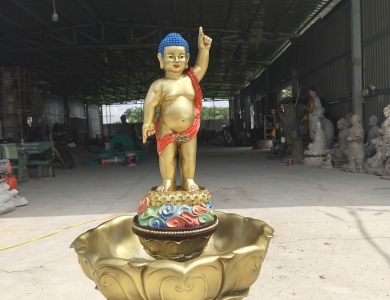 Mua tượng Phật Thích Ca Đản Sanh ở đâu uy tín, giá tốt?