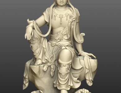 Tượng Quan Âm Tự Tại Bồ Tát: Sự kết hợp giữa nghệ thuật và tâm linh