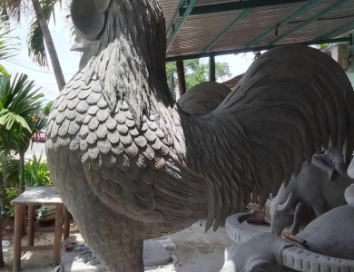 Tượng trang trí bằng xi măng bền đẹp, chất lượng cao