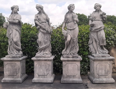 Tượng xi măng trang trí biệt thự sang trọng, nghệ thuật