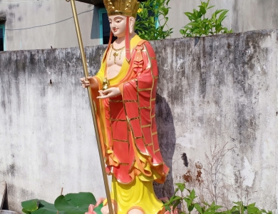 Bật mí địa chỉ chuyên sản xuất tượng địa tạng vương bồ tát bằng xi măng