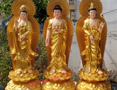 Địa chỉ bán tượng Tam Thế Phật giá rẻ với nhiều mẫu mã đa dạng