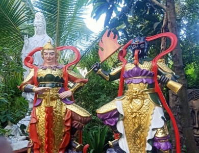 Địa chỉ chuyên cung cấp tượng Tiêu Diện Hộ Pháp 2 mét chất lượng