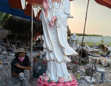 Xưởng sản xuất tượng Phật composite, xi măng đẹp