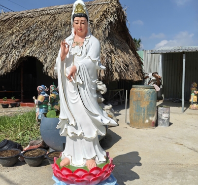 Tượng Phật cho thiền viện đẹp, trang nghiêm, chế tác theo yêu cầu