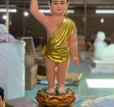 Ý nghĩa thỉnh tượng Phật Đản Sanh 1m và cách tôn trí đúng pháp
