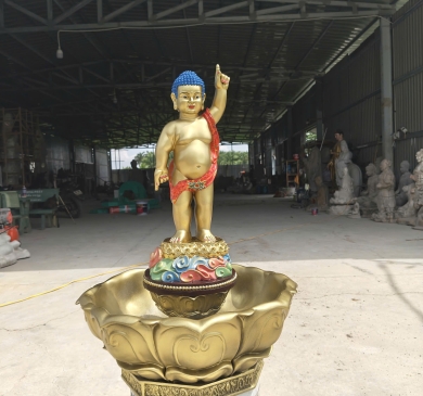 Mua tượng Phật Thích Ca Đản Sanh ở đâu uy tín, giá tốt?