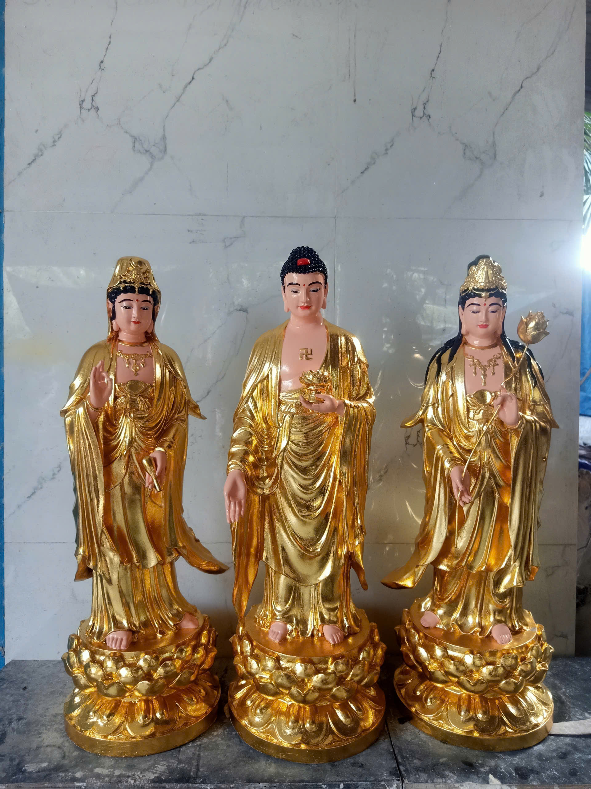 bộ tượng tam thế phật